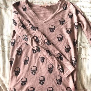 Philosophy Skull Sweater